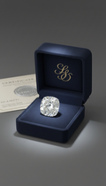5-carat flawless loose diamond in velvet case