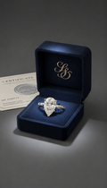 Pear-Cut Solitaire Diamond Ring