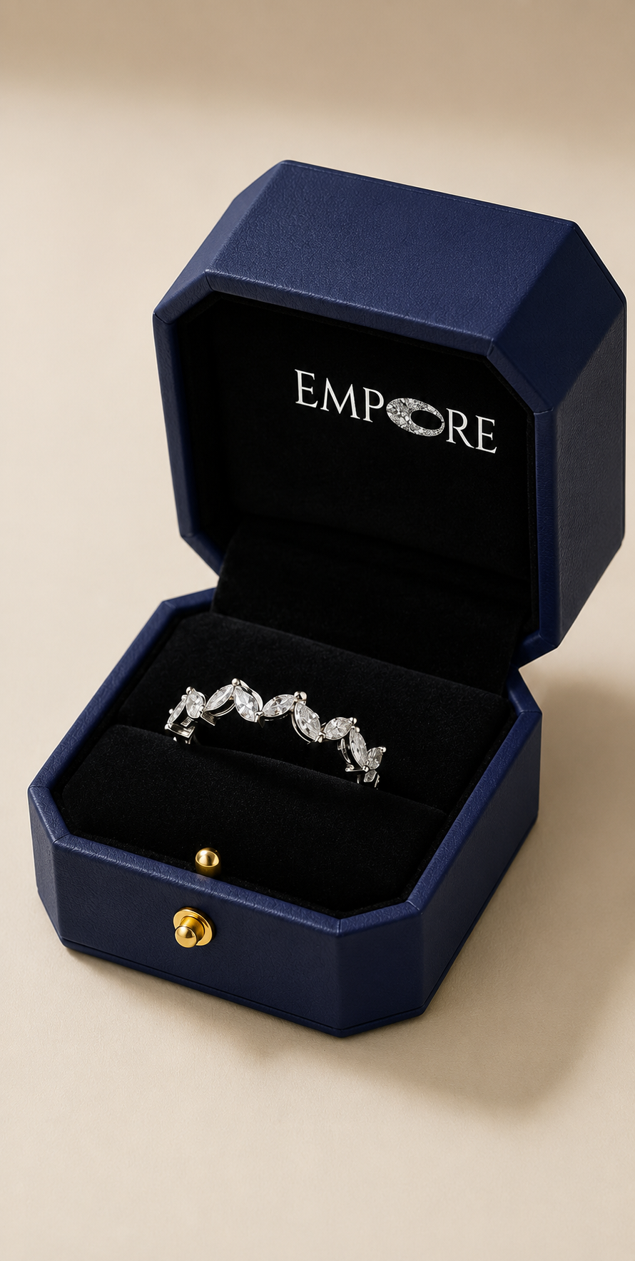 Marquise Vine Diamond Ring
