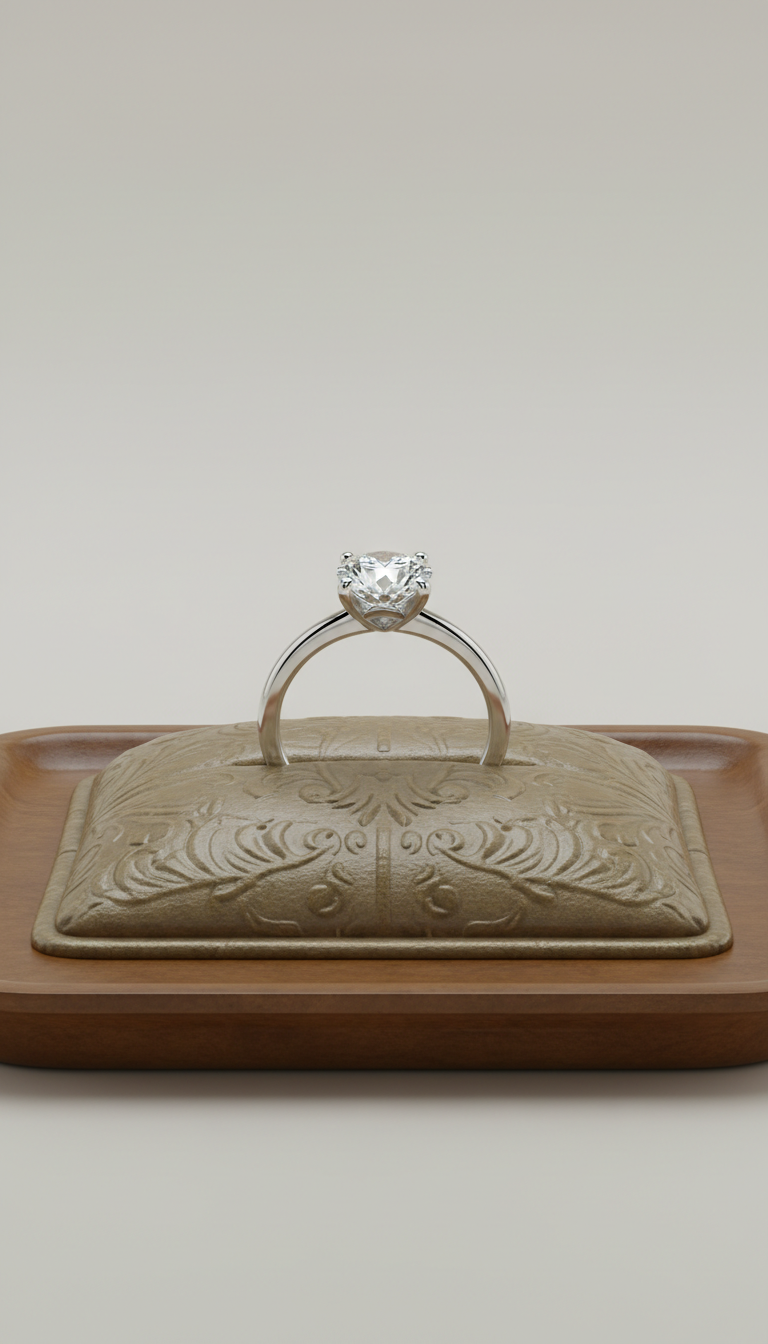 Platinum Solitaire Engagement Ring